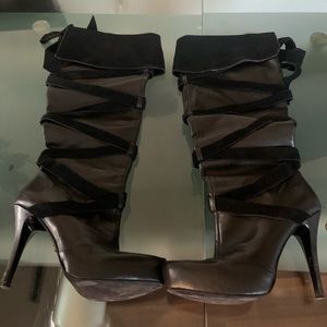 Black Leather Boots